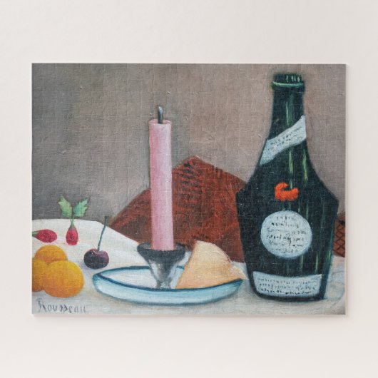 Henri Rousseau - The Pink Candle ジグソーパズル (横)