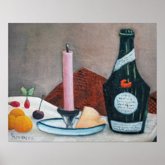 Henri Rousseau - The Pink Candle ポスター (正面)