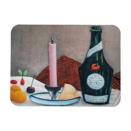 Henri Rousseau - The Pink Candle マグネット (横)