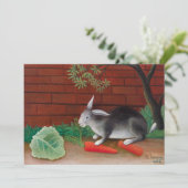 Henri Rousseau - The Rabbit's Meal サンキューカード (スタンド正面)