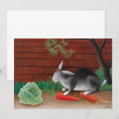 Henri Rousseau - The Rabbit's Meal サンキューカード (正面/裏面)