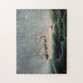 Henri Rousseau - The Ship in the Tempest ジグソーパズル (縦)