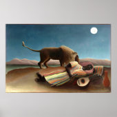 Henri Rousseau The Sleeping Gypsy ポスター (正面)