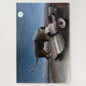 Henri Rousseau The Sleeping Gypsy Poster ジグソーパズル (縦)