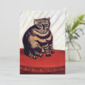 Henri Rousseau - The Tabby サンキューカード (スタンド正面)