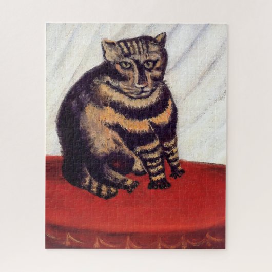 Henri Rousseau - The Tabby ジグソーパズル (縦)