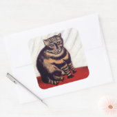 Henri Rousseau - The Tabby スクエアシール (封筒)