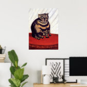 Henri Rousseau - The Tabby ポスター (ホームオフィス)