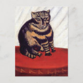 Henri Rousseau - The Tabby ポストカード (正面)