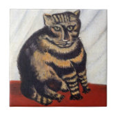 Henri Rousseau - The Tiger Cat ( Le Chat Tigre ) タイル (正面)