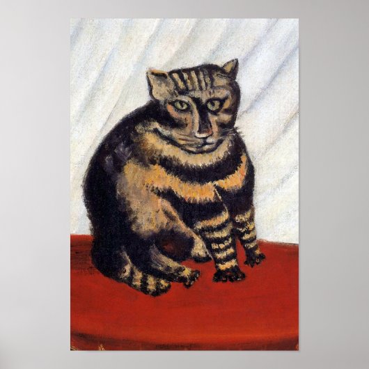 Henri Rousseau - The Tiger Cat ( Le Chat Tigre ) ポスター (正面)