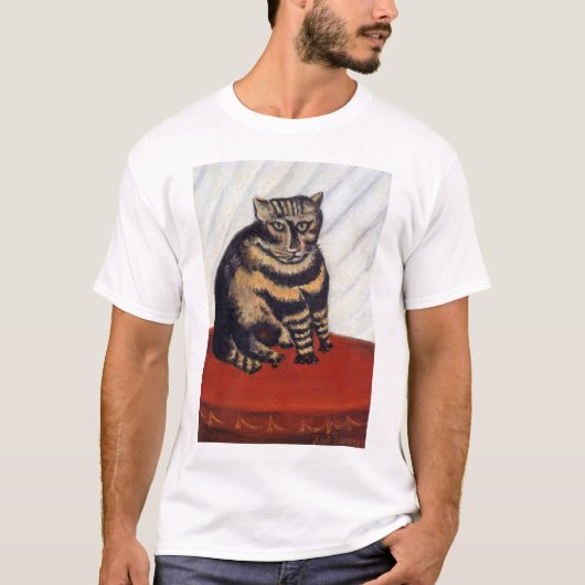 Henri Rousseau - The Tiger Cat ( Le Chat Tigre ) Tシャツ (正面)