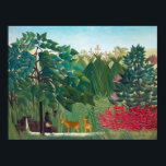 Henri Rousseau - The Waterfall ポスター<br><div class="desc">The Waterfall / La Cascade - Henri Rousseau,  1910 (aka Douanier Rousseau)</div>