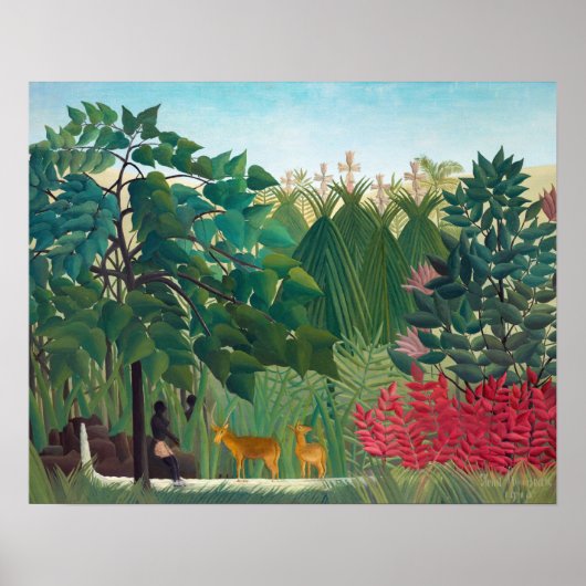 Henri Rousseau - The Waterfall ポスター (正面)