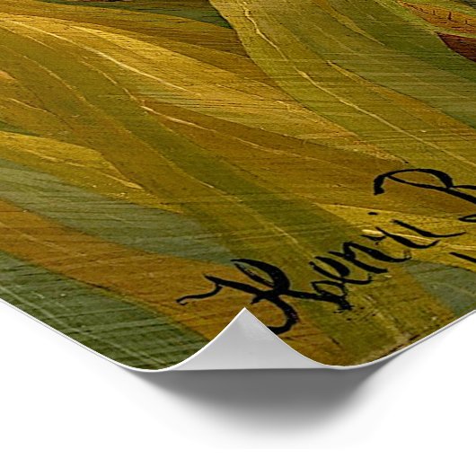 Henri Rousseau - Tiger in a Tropical Storm ポスター (角)