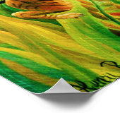 Henri Rousseau Tiger in a Tropical Storm Poster ポスター (角)