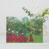 Henri Rousseau - Tropical Forest with Monkeys サンキューカード (スタンド正面)