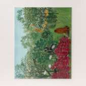 Henri Rousseau - Tropical Forest with Monkeys ジグソーパズル (縦)