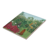 Henri Rousseau - Tropical Forest with Monkeys タイル (側面)