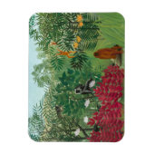 Henri Rousseau - Tropical Forest with Monkeys マグネット (縦)