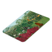 Henri Rousseau - Tropical Forest with Monkeys マグネット (左側)