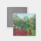 Henri Rousseau - Tropical Forest with Monkeys マグネット (正面/裏面)