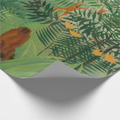 Henri Rousseau - Tropical Forest with Monkeys ラッピングペーパー (角)