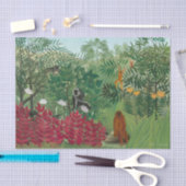 Henri Rousseau - Tropical Forest with Monkeys 薄葉紙 (クラフト)