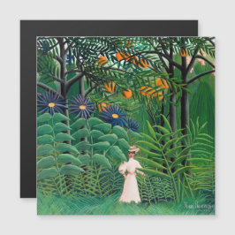 Henri Rousseau - Woman in Forest Magnetic Card