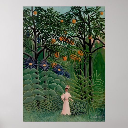 Henri Rousseau - Woman in the Forest ポスター (正面)