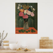 Henri Rousseau's Flowers in a Vase (1909) ポスター (キッチン)