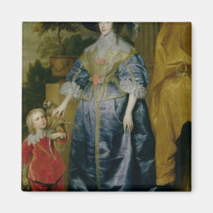 Henriettaマリア女王および彼女の小びと マグネット