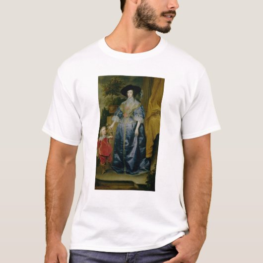 Henriettaマリア女王および彼女の小びと Tシャツ (正面)