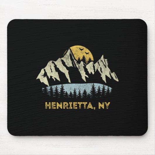 Henrietta New York Mountain Sunset Sunrise Ny  マウスパッド (正面)