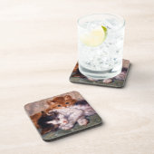 Henriëtte Ronner-Knip著2匹の子ネコの抱擁 コースター (右側)