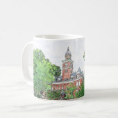 Henry郡Courthouse_パリ、TN USA_Mug コーヒーマグカップ (正面左)