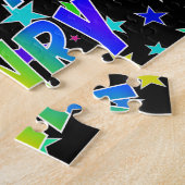 「HENRY」名、おもしろい「ハッピーバースデー」 ジグソーパズル (側面)