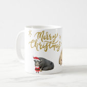 Henry and Eleanor in Disguise Merry Christmas Mug! コーヒーマグカップ (正面左)