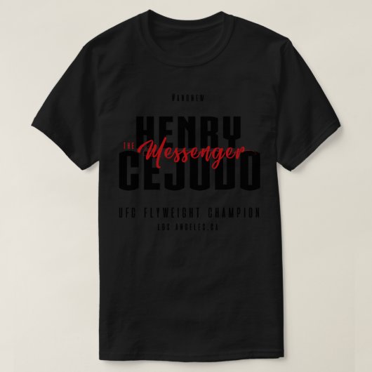 Henry Cejudo The Messenger 5 Tシャツ (デザイン正面)