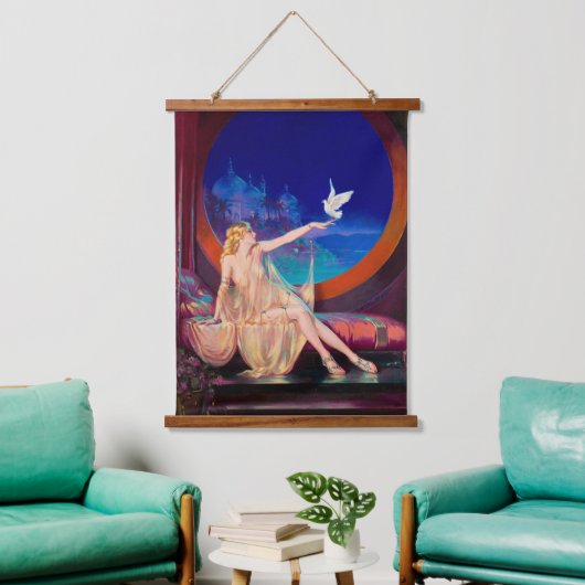 Henry Clive Sultana Aesthetic Oil Painting 吊り下げ型タペストリー (リビング)