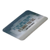 Henry David Thoreau感動的引用文"参照" Flex マグネット (左側)