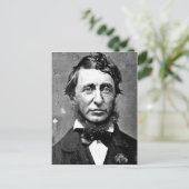 Henry David Thoreau (1817-1862) 6月 ポストカード (スタンド正面)