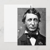 Henry David Thoreau (1817-1862) 6月 ポストカード (正面/裏面)