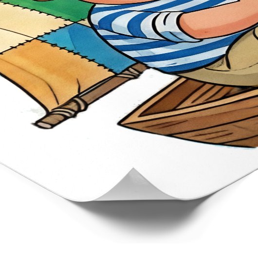 Henry David Thoreau on Fishing ポスター (角)