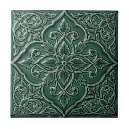 Henry Dearle Persian Floral Pattern Floral Design タイル (正面)