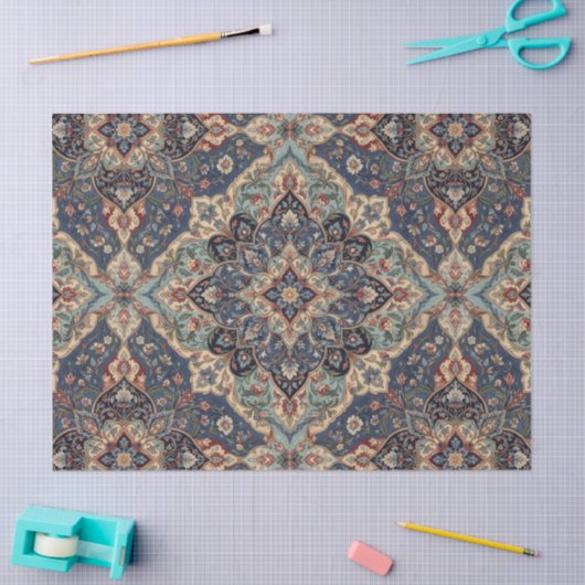 Henry Dearle Persian Floral Pattern Floral Design 薄葉紙 (クラフト)