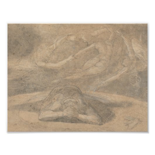 Henry Fuseli – 農夫の夢、楽園失った フォトプリント (正面)