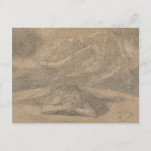 Henry Fuseli – 農夫の夢、楽園失った ポストカード