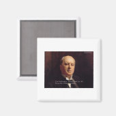 Henry James "Monkeys & Cats"ウィズダム引用文ギフト マグネット (正面/裏面)