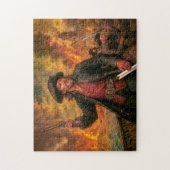 Henry Morgan Pirate Battle Portrait ジグソーパズル (縦)